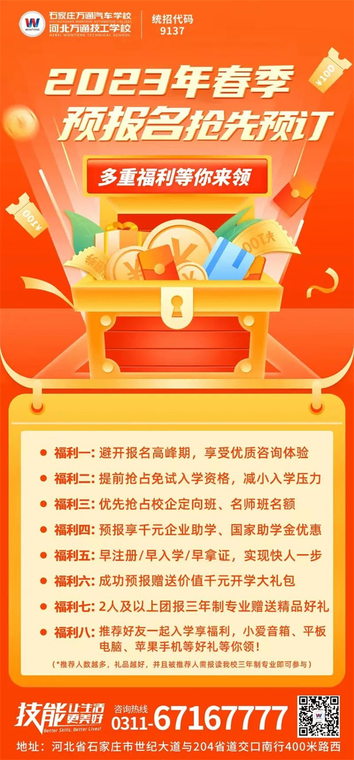 河北万通春季预报名